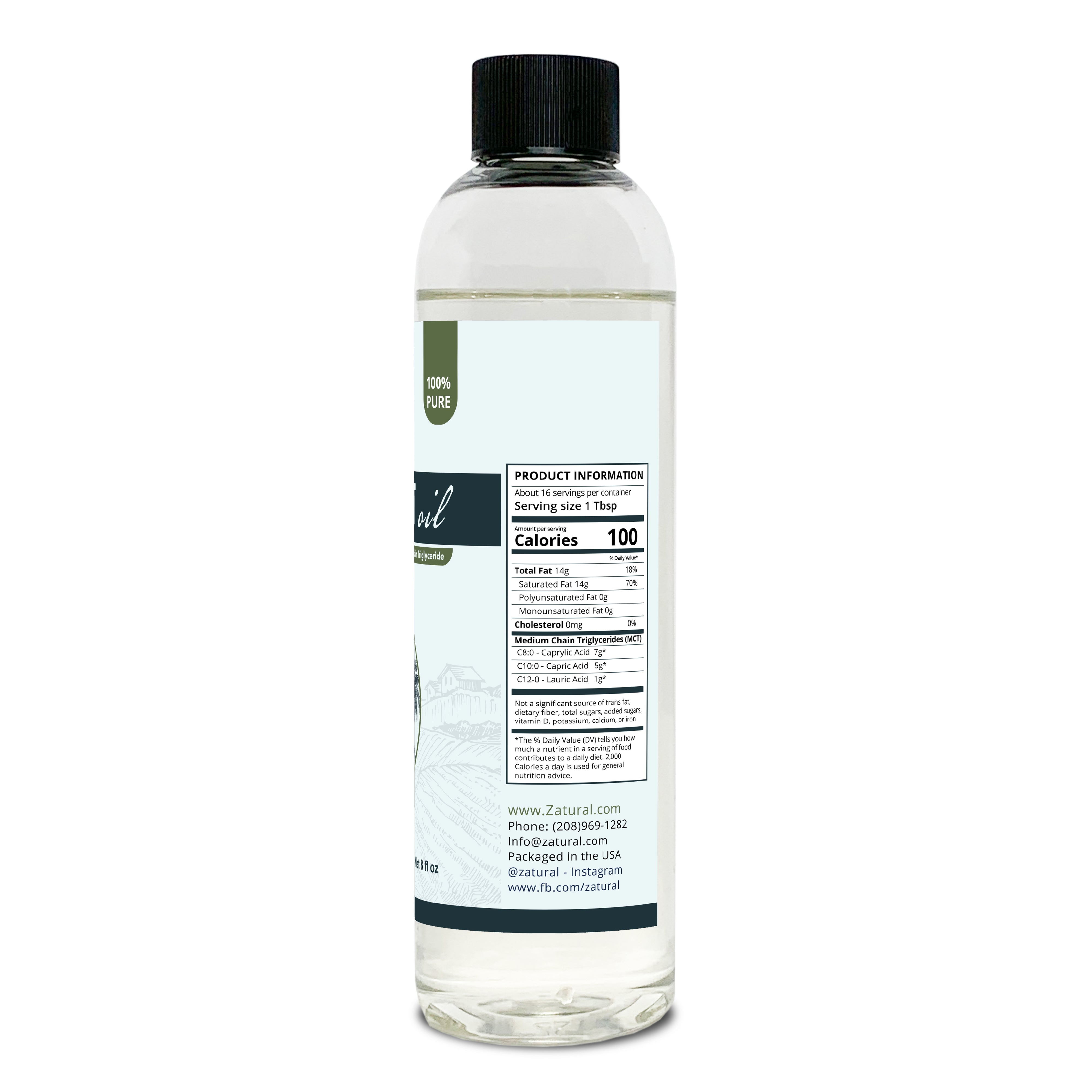 Organic MCT Oil | Medium-Chain Triglycerides oil