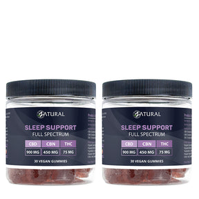 Zatural Full Spectrum Sleep Gummies two pack