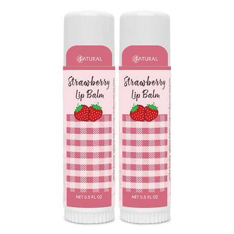 Strawberry Lip Balm 0.5oz | Plant-Based Moisture