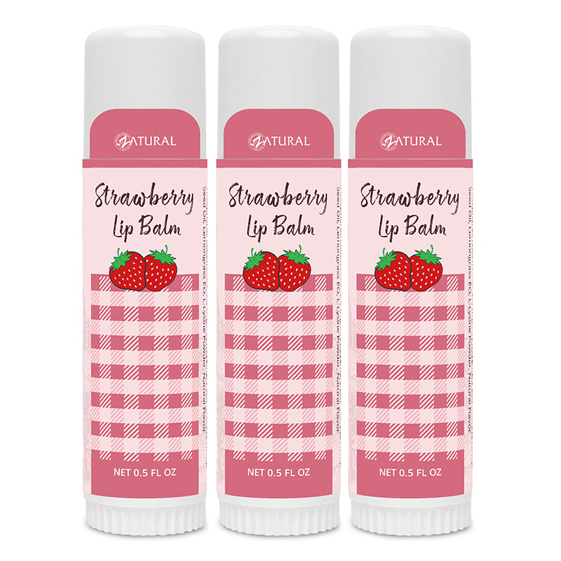 Strawberry Lip Balm 0.5oz | Plant-Based Moisture