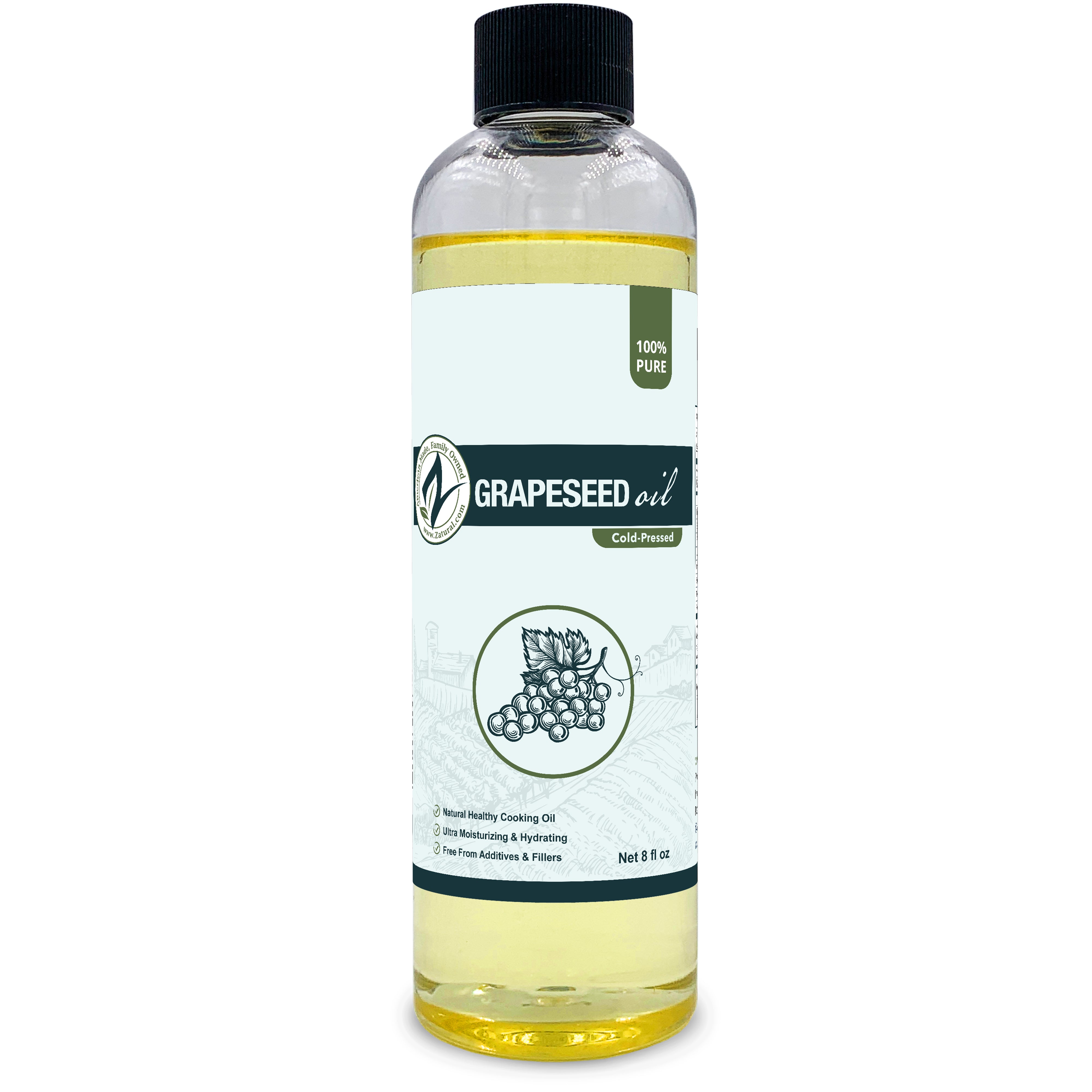 Virgin Grapeseed Oil | Organically Grown | Cold-Pressed
