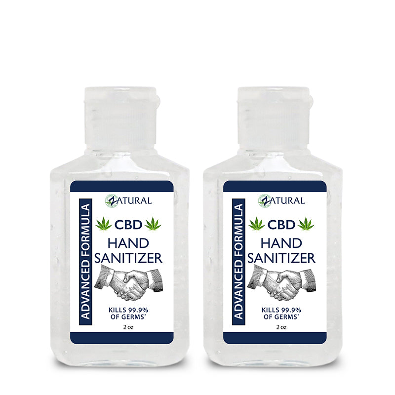 Zatural CBD Hand Sanitizer 2oz Two Pack