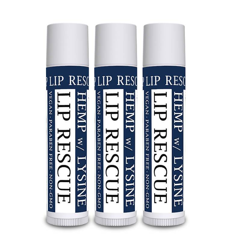 Hemp Lip Rescue three pack