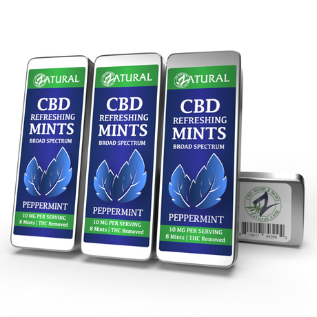 CBD Peppermint Mints Four Pack