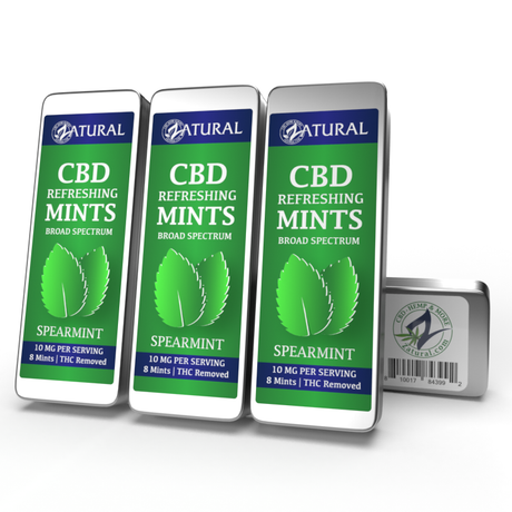 CBD Spearmint Mints Four Pack