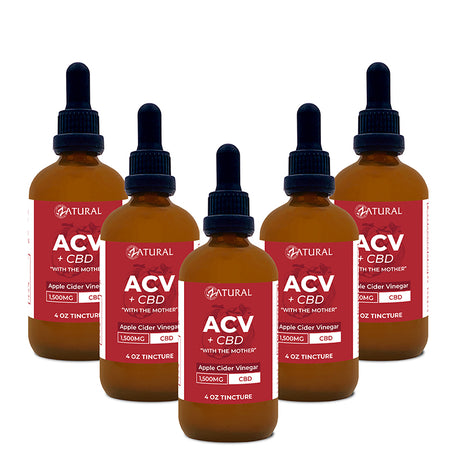 Apple Cider Vinegar with CBD five pack