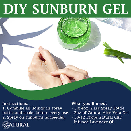 DIY Sunburn Gel graphic