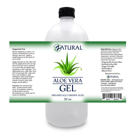 Zatural 32oz Aloe Vera Gel