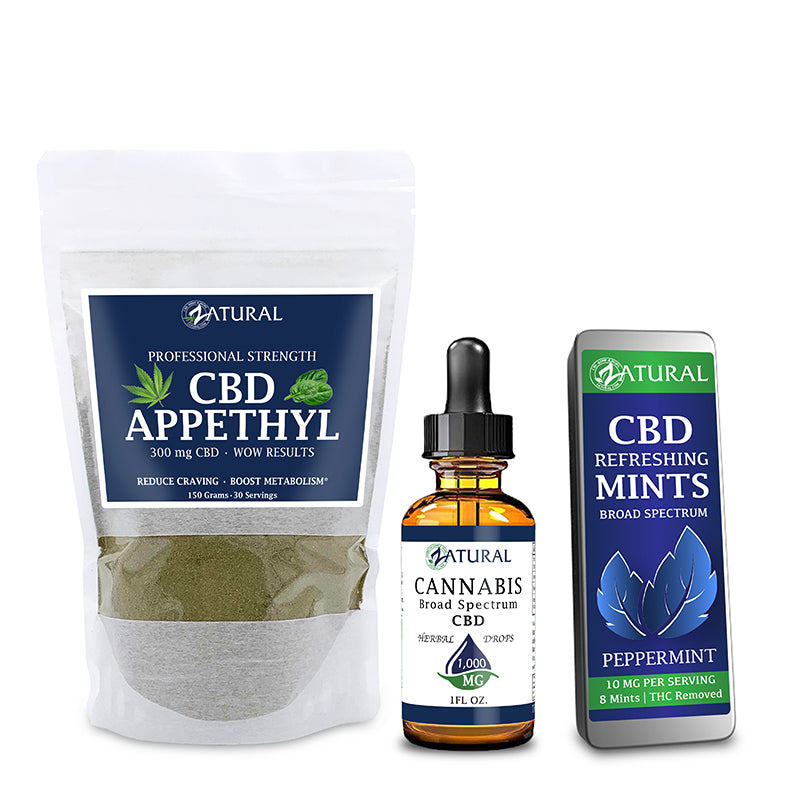 CBD for appetite bundle 1,000 mg and Peppermint Mints