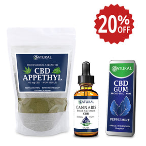 Zatural Appetite Bundle with appethyl, CBD Oil, and CBD Gum