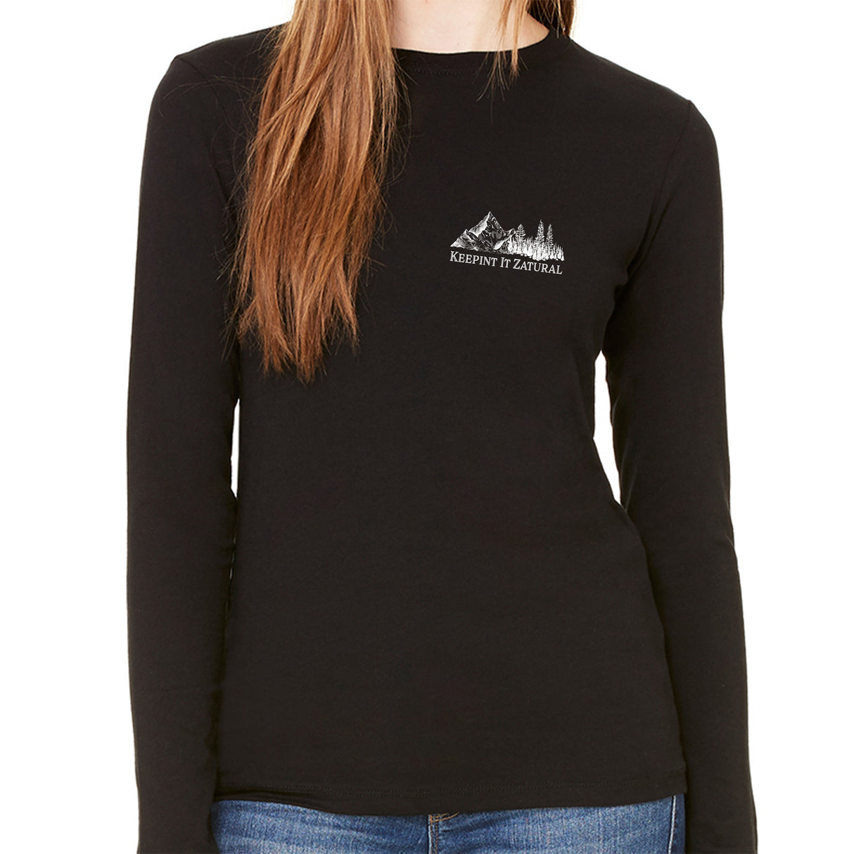 'Keeping it Zatural' - Women's Long-Sleeve Shirt