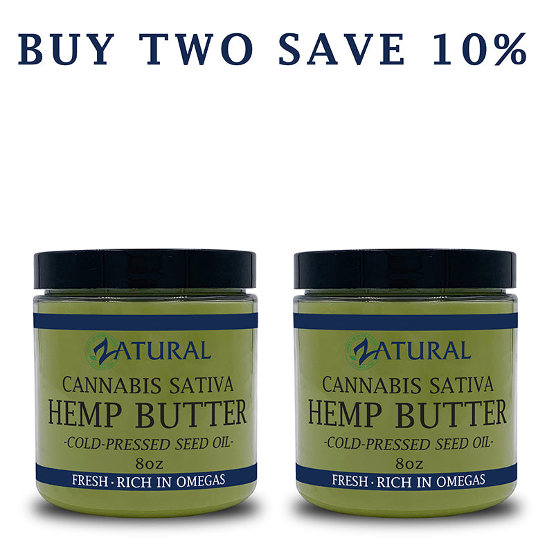 Zatural Hemp Butter two pack