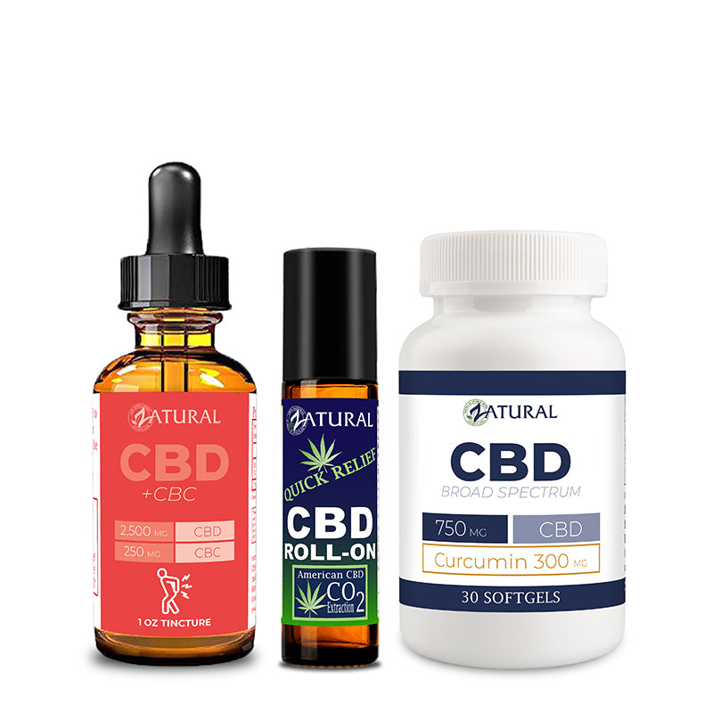 CBC Oil, Quick Relief, and CBD Softgels 300mg