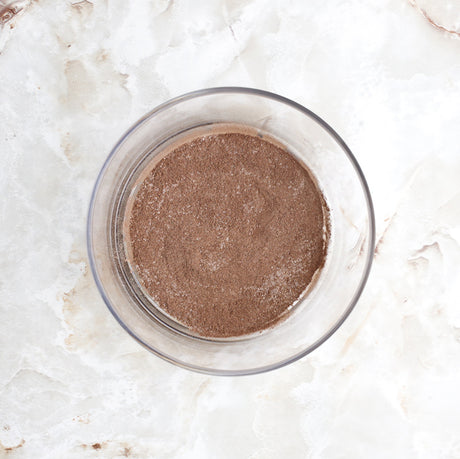 CBD Hot Cocoa powder in a bowl