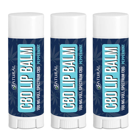 Full Spectrum CBD Lip Balm three pack
