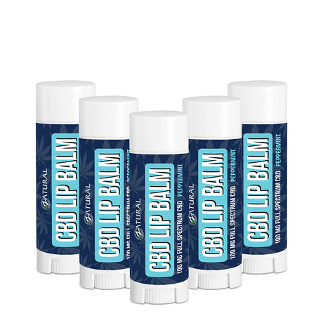 Full Spectrum CBD Lip Balm 5 pack