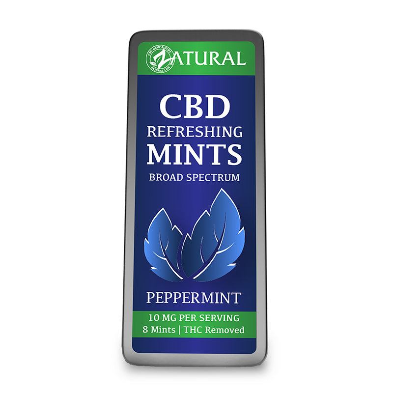 Broad Spectrum Peppermint CBD Mints