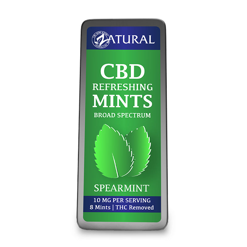 Broad Spectrum Spearmint CBD Mints