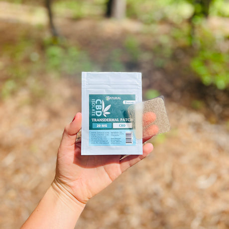 CBD Patch packaging and patch