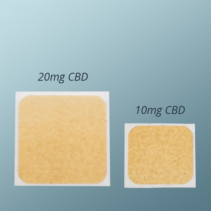 Transdermal CBD Isolate Patchs 10mg and 20mg