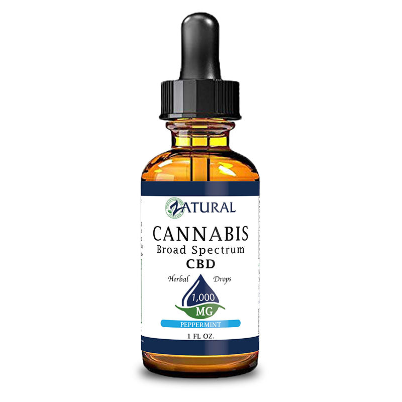 1,000mg Peppermint Flavored CBD Oil