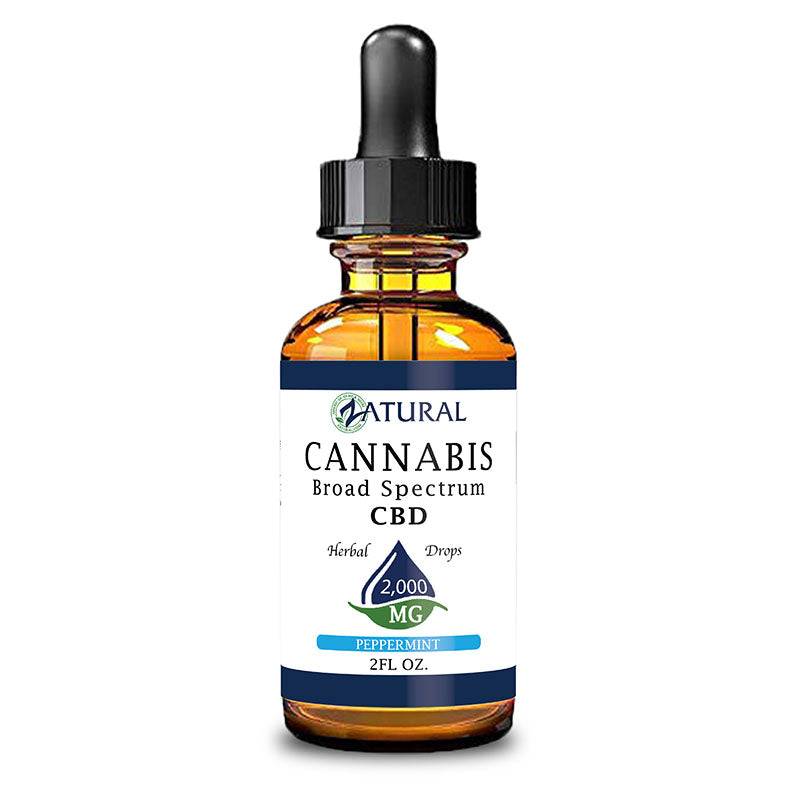 2,000mg Peppermint Flavored CBD Oil