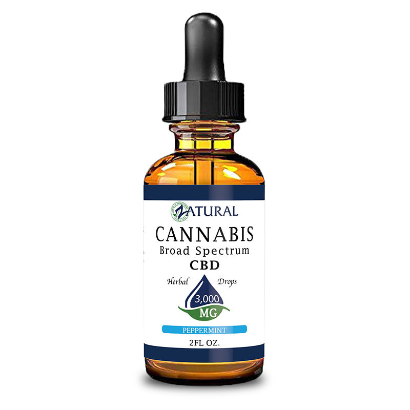 3,000mg Peppermint Flavored CBD Oil Drops