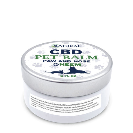 CBD Pet Balm container Side