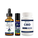 Broad Spectrum CBD Oil 300mg, Quick Relief, and CBD Softgels 300mg