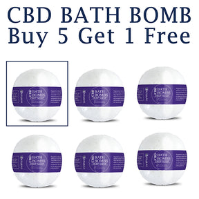 CBD Bath Bomb Deep Sleep Buy Five Get one Free