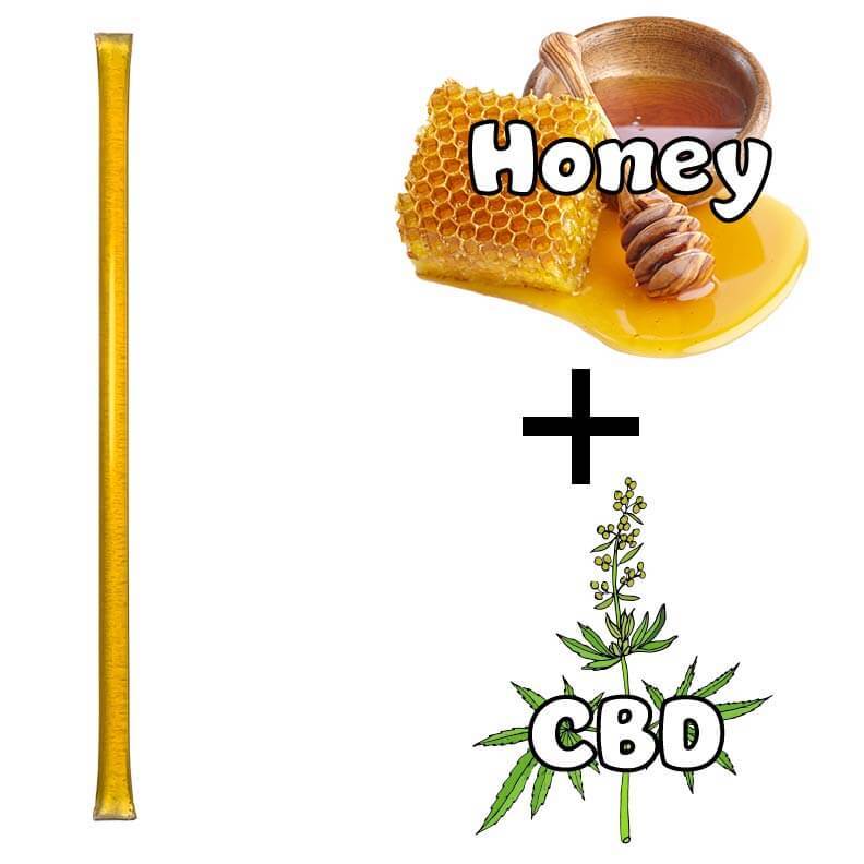 Zatural CBD Honey Sticks diagram
