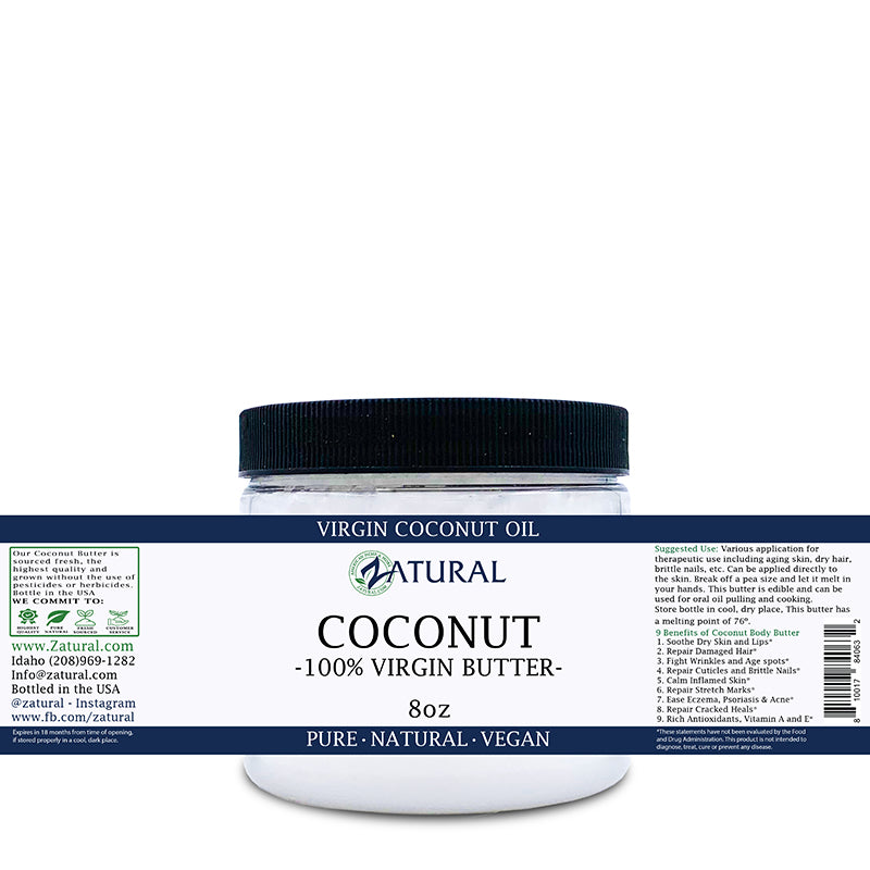 Zatural 8oz Coconut Butter