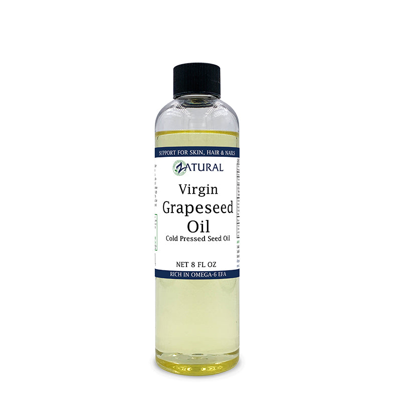 Virgin Grapeseed Oil Organically Grown ColdPressed Zatural