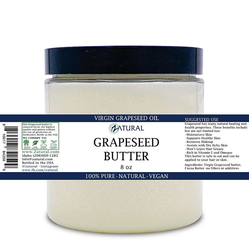 Grapeseed Butter 8oz label