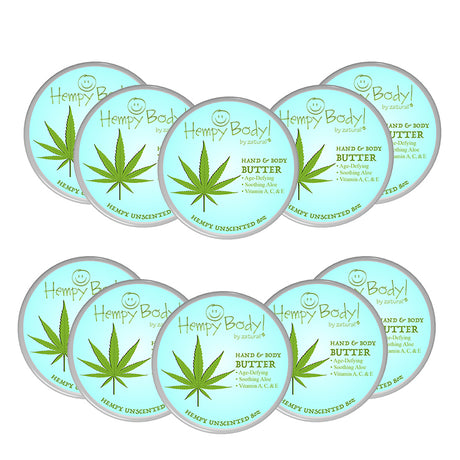 Hempy Unscented Body Butter 8oz ten pack
