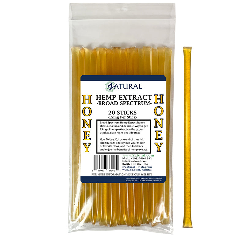 Hemp Honey Sticks 20 count