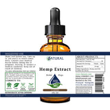 Coffee Hemp Extract Drops 300mg label