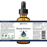 Lemon Lime Hemp Extract Drops 1,000mg label