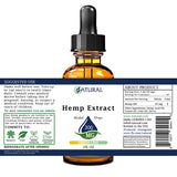 Lemon Lime Hemp Extract Drops 300mg label