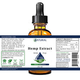 Sweet Natural Hemp Extract Drops 1,500mg label