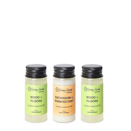 Zatural Hempy Home Concentration Wood, Bathroom, and Floor set