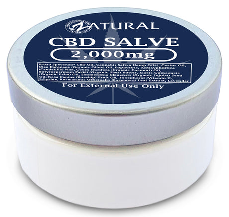 CBD Salve 2,000mg angled