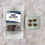 Hemp Dog Soft Chews 60 count on counter