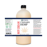 Hemp Hot Cream 32oz Label