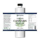 16oz Hemp Seed Oil label