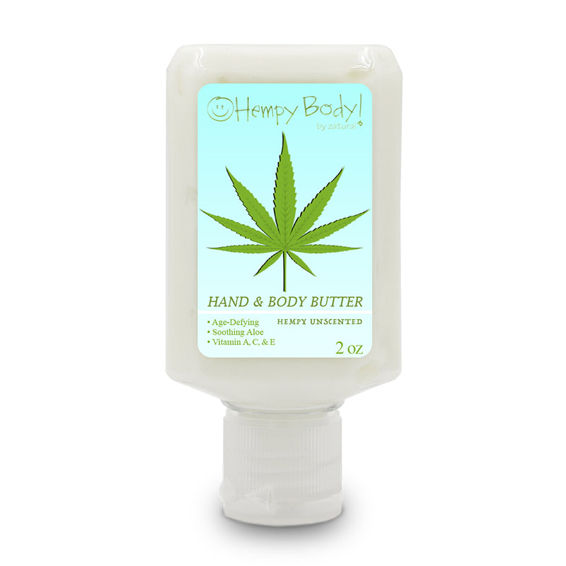 Hempy unscented Body Butter 2oz squeeze bottle