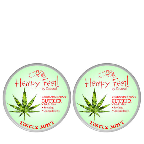 Hempy Feet | Tingly Mint Foot Butter | Cooling Topical