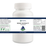 Zatural Hemp Extract Softgels 2250mg Label