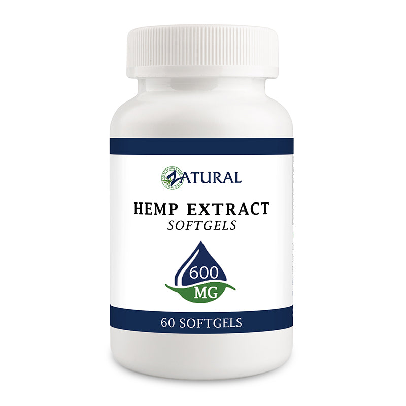 Zatural Hemp Extract Softgels 600mg