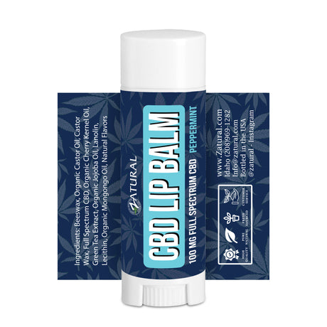 CBD Lip Balm Label